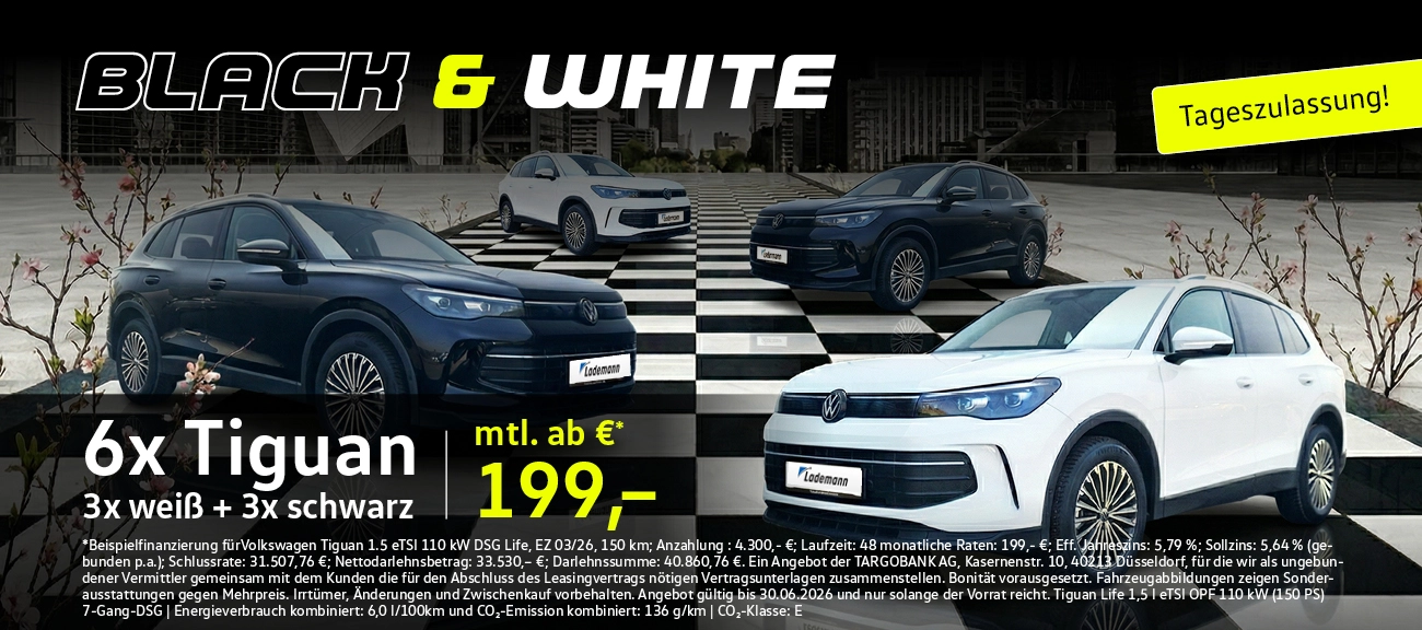 Tiguan Black + White