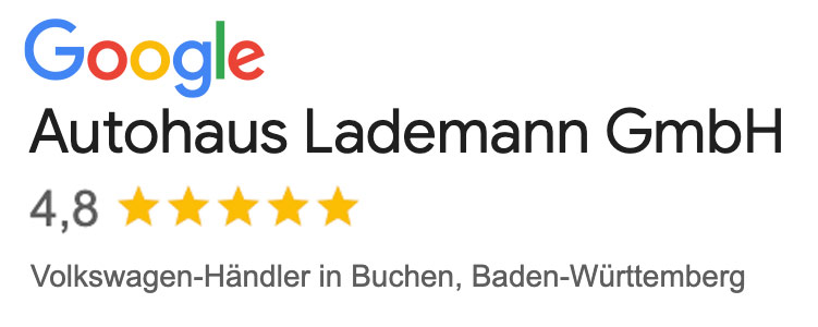 Illustration der Google-Bewertungen für Buchen