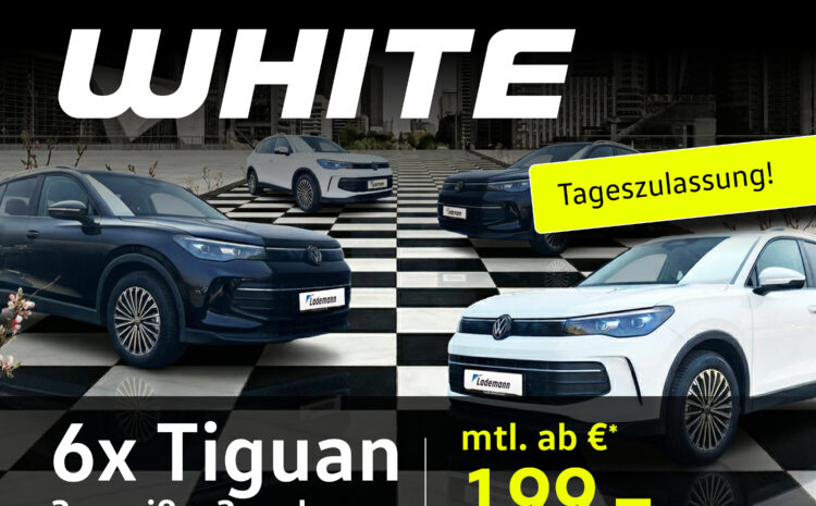  Tiguan Kurzzulassungen